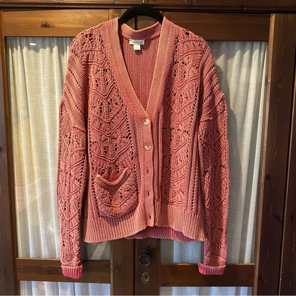 Sundance Sweaters - Sundance Pink Knit Cardigan